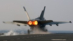 Aircraft Navy take off