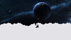 Aircraft outer space artwork digital art smoking pipe