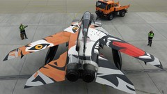 Aircraft paint shelter germany fighter Europe tornado military 