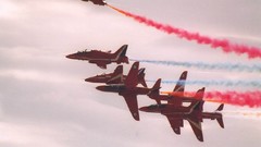 Aircraft Patrouille de France contrails
