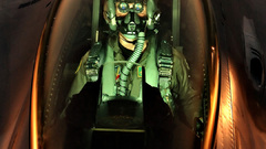 Aircraft pilot f-16 fighting