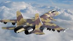 Aircraft planes vehicles su-27