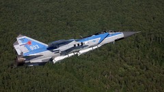 Aircraft Russian Air Force MIG-31 Foxhound Mikoyan-Gurevich