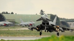 Aircraft shelter fighter Europe Britain United Kingdom military 