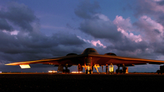 Aircraft stealth bomber B-2