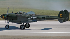 Aircraft vehicles P-38 Lightning