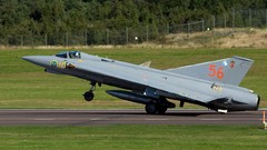 Aircraft War fight Europe military sweden Saab Interceptor jets 