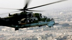 airplane Helicopters Army Mi-24 War Mil Mi-24 military aircraft