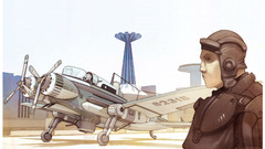 Airplanes dieselpunk retrofuture