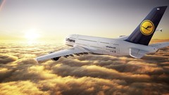 Airplanes Lufthansa Airbus A380-800