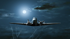 Airplanes moon spiders