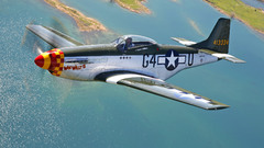 Airplanes p-51 mustang Car