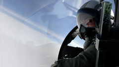 Airplanes pilot cockpit fighters