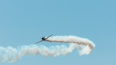 Airshow airplanes contrails