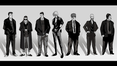 Akagi Anime grayscale