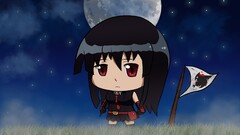 Akame ga Kill! Akame anime girls Chibi Anime red eyes dark hair