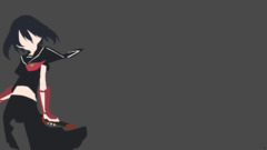 Akame ga Kill! Anime Simple Background gray background standing