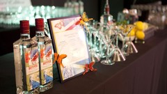 Alcohol bar gin bottles liquor Beefeater