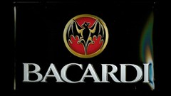 Alcohol black background bacardi