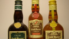 Alcohol bottles liquor Grand Marnier