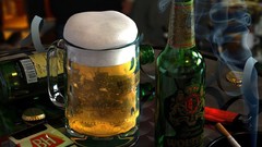 Alcohol Cigarettes lighters digital art beers beer caps