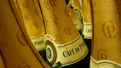 Alcohol drinks Champagne bottles