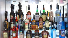 Alcohol gin vodka bottles whiskey jameson liquor bombay 