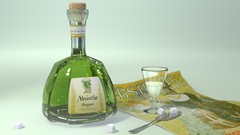 Alcohol liquor absinthe