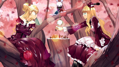 Alice in Wonderland chess rabbits Anime anime girls fantasy art