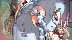 Alice in Wonderland upskirt
