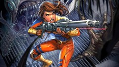 Alien Syndrome artwork sega