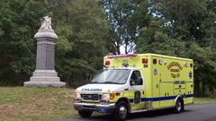 Ambulance yellow color cars