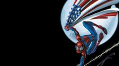 American Flag Patriotic black