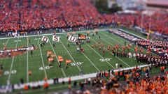 American Football tilt-shift