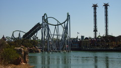 Amusement Park roller coaster