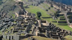 Ancient Machu Picchu Trek tilt-shift