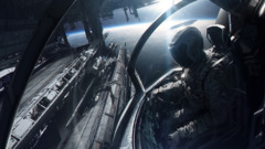 Andree Wallin Space spaceship astronaut futuristic artwork