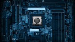 Android motherboards chip electronics artwork