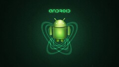 Android (operating system) Green digital art robot