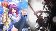 Angel beats Hideki Hinata Yui (Angel Beats)