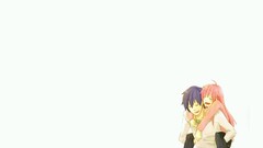 angel beats Hinata Hideki Yui (Angel Beats) white background