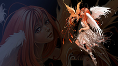 Angel fantasy wings girl