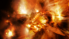 Angel night incipience abstract