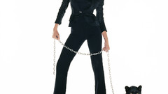 Angelina Jolie panthers chains
