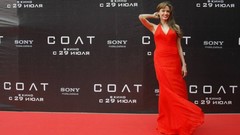 Angelina Jolie red dress