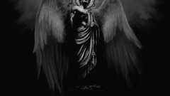 Angels black and white