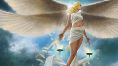 Angels fantasy art scales