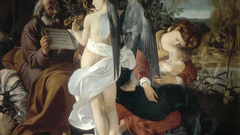 Angels paintings Trees baby