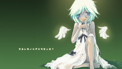 Angels wings blue eyes