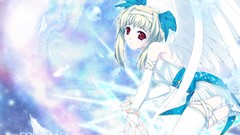 Angels wings red eyes